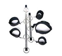 Stainless Steel Spreader Bar Set Thighs and Hands Adjustable Strap Set Yoga Training for Unisex