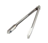 Genware Stainless Steel All Purpose Tongs 12 Inch | Multipurpose Tongs, Serving Tongs, Food Tongs, Scalloped Tongs