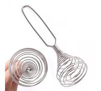 Stainless Steel Spring Coil Whisk | Wire Whip Cream Egg Beater Gravy Hand Mixer - Eggbeater Blender Stirring Beater Cream Frother Flour Stirrer for Family Restaurant Kitchen