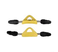 Stainless Steel Spring Fin Straps, Scuba Diving Replacement Foot Pockets, 304 Stainless Steel+EPDM+TPR, Non-slip, Blue Black Red Yellow, XS S M L, (XS yellow)