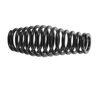 Stainless Steel Spring Handle for Stove Fireplace Furnace Door Pull | Polished Black Finish, Tapered Drum Tower Shape, Comfortable Grip, Tool-free Fitting for Smokers, Cabinets and DIY Projects