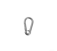 Stainless Steel Spring Hook Carabiner ClipClimbing, Caving, Hiking, Swing and Outdoor Use, Heavy Duty Snap Hook BuckleRope, Chain and Hardware(M5)