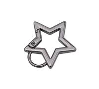 Stainless Steel Spring Hook Carabiner,Stainless Steel Clip Star Shape for Jewelry Making Keychain Bag