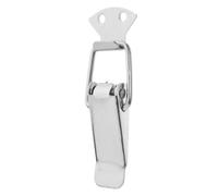 Stainless Steel Spring Loaded Latch Clamp Clip Silver
