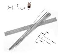 Stainless Steel Spring Wire Hard Wire Full Hard Wire Straight Wire1.2mm Spring Steel Wire 400mm 15.7inch/25pcs