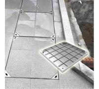 Stainless Steel Square Access Cover - 700x700mm Hidden Inspection Hatch for Septic Tanks, Ideal for Driveways, Patios, Gardens - Durable and Weather-Resistant