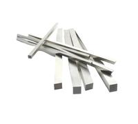 Stainless Steel Square Bar 2-4Pcs Length 495mm 304 Stainless Steel Square Bar Flat Small 1x1mm 1x2mm 1x4mm 1x5mm 1x6mm~10x10mm(2x10x495mm 4pcs)