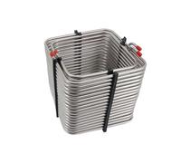 Stainless Steel Square Coil 90ft(28meter) 2-Way 5/16"(8mm) OD Tubing High Efficiency Draft Beer Box DIY Kegerator Fast & Efficient