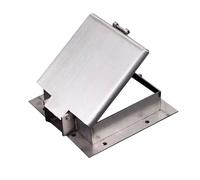 Stainless Steel Square Drain Cover Metal Grate for Garden & Lawn 30cm Outdoor Drainage Solution& Rust-Proof Perfect for Landscaping & Water Management