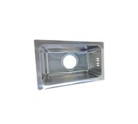 Stainless Steel Square Kitchen Sink Single Bowl Dish Washing Sink Balcony Wash Basin Kitchen Vegetable Small Bathroom Basin