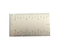 Stainless Steel Square Ruler 90mm Precision Edge