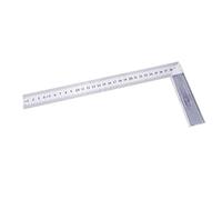 Stainless Steel Square Ruler Engineer Carpenter Woodwork Tools 0cm | Stainless steel,etched scales both sides,90-degree layout,woodworking,leather craft,1 piece,30x12.5x1.0cm