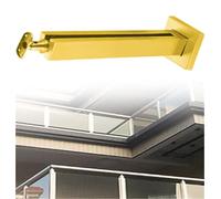 Stainless Steel Square Stair Baluster Posts - Durable Indoor Railing Kits for Atrium Dividers - Black, Gold, Silver - 60cm Height Metal Stair Railing Posts