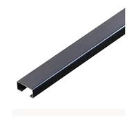 Stainless Steel Square Trunking,Stainless Steel Cable Trunking,Anti-Stomping,1m Long,5 Colors,Suitable For Home,Office,Warehouse,Cable Management Kit(Gold,20mmx10mm)(Black,50mmx25mm)