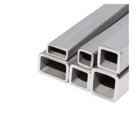 Stainless Steel Square Tube 1PC 304 Stainless Steel Alloy Square Tube Pipe Rectangular Tubes Hollow Rod Small Large 5x5-200x200mm(Length 250mm 1pc,50x150x3mm)