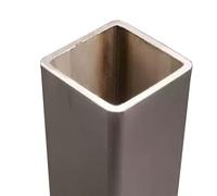 Stainless Steel Square Tube,1pcs 1000mm Stainless Steel Square Tube, 20 25 30 40 Mm Thickened 2mm Steel Pipe, High Temperature Resistant(20x20x2mm)(30x30x2mm)