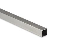 Stainless Steel Square Tube Hollow Profile V2A Polished 45 x 45 x 2 mm x 500 mm +-5 mm
