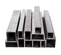 Stainless Steel Square Tube Stainless Steel Square Tube Rectangular Pipe Small Large(Length 250mm,30x80x2mm 1pc)