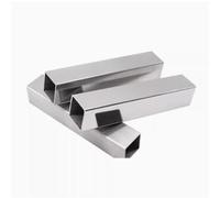 Stainless Steel Square Tube Stainless Steel Square Tube Rectangular Pipe Small Large Various Sizes(Length 250mm,15x25x1.5mm 1pc)