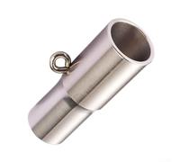 Stainless Steel Squid Hook Restorer 5cm Stainless Steel Squid | Restores bent squid jigs, stainless steel build, double-end design, smooth for edges, sea fishing essential