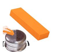 Stainless Steel Stain Remover - Rubber Rust Cleaner, Scratch Remover, Eraser | Rust and Limescale Cleaning Sponge, Rust Removal Block, Magic Dirt Decontamination Scrubber for Kitchen Surface
