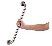 Stainless Steel Stair Handrail - Complete Kit, 80cm 1m 1.2m 150cm Long Wall Mounted Stair Railing, Non-Slip Grab Bar Safety Support Rod - Silver(1ft/30cm)