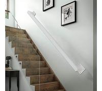Stainless Steel Stair il 1m-3m Adjustable Length Indoor/Outdoor Railing Non-Slip Anti-Rust Wall-Mounted Support for Home/Villa/Apartment - 540cm Size