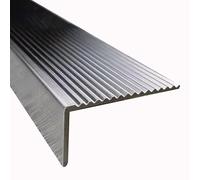 Stainless Steel Stair Nosing Edge Protector, Non-Slip Transition Strip for Vinyl and Laminate Flooring, Decorative Home Staircase Edging Trim