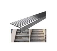 Stainless Steel Stair Nosing Edge Trim for Step Protection and Transition Strip, Custom Size, Non-Slip Design