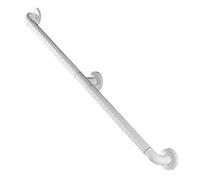 Stainless Steel Stair Railing Kit - 14ft Non-Slip Nylon il with Wall Brackets for Indoor/Outdoor Use Bathroom Safety Durable & Stylish Design