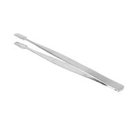 Stainless Steel Stamp Tweezer for Collectors and Makers, Non-Slip | Gentle Grip, Concavoconvex Handle, Delicate Objects and Model Parts, Jewelry Making, Stamp Collecting