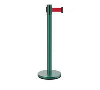 Stainless Steel Stanchion, Red Rope Carpet Ropes Set, Crowd Control Barrier with Sturdy Concrete and Metal Base, Stanchion Post Sign Holder Line Dividers, for Party Theater