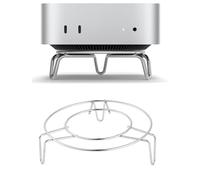 Stainless Steel Stand for Mac Mini M4/M4 Pro 2024, Cooling Base Holder with Heat Dissipation, Desktop Dock Bracket