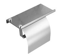 Stainless Steel Stand Universal Multifunctional Mobile Phone Wall-mounted With Shelf Fixtures Dustproof Roll