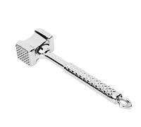Stainless Steel Steak Hammer, Professional Meat Tenderizer Tool, Heavy Duty Kitchen Utensil with 36 Nails for Even Tenderizing, Smooth Mirror for Easy Cleaning, Perfect for