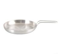 Stainless Steel Steak Serving Tray with Frying Pan Functionality Designed for High Volume Use in Hospitality and Domestic Environments (20cm Silver)