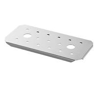 Stainless Steel Steam Table Pan False Bottoms - Hotel Pan Inserts with Drain Holes, Available in 1/4, 1/2, and Full Size | Keeps Food Elevated & Prevents Sogginess (1, 1/3 Size)