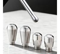Stainless Steel Steam Wand Nozzle for E61 Espresso Machines with Precision Drilled Holes to Support Balanced Air Incorporation and Foam Structure (Three holes)