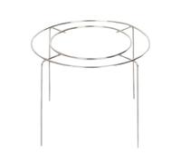 Stainless Steel Steamer - 17x14.5cm Round Baking Cooling Tray, Multifunctional Cooking Rack, Durable Roasting Grate | Dumpling Cake Pastry Food Steam Support for Deep Fryer Oven Use