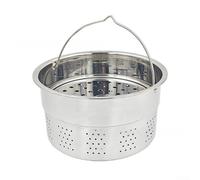 Stainless Steel Steamer Basket 17x17x9 cm High Temperature Resistant Compact Design for Thermomix Models, Even Heat Distribution for Efficient Cooking and Easy Cleaning