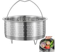 Stainless Steel Steamer Basket 20CM Steamer Basket for Pressure Cooker Rice Cook Steamer Insert Steaming Rack Vegetables Fruit Colander Strainer for Cooking Pot