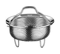 Stainless Steel Steamer Basket - Vegetable Steamer Basket, Rice Cooker For Instant Cooker With Handle, Multifunctional Pressure CookerAccessories, FoodBasket Insert For Cooking Pot