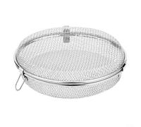 Stainless Steel Steamer Basket with Utensil Storage Mesh for Air Fryer and Dishwasher Use, Suitable for Steaming and Organizing Kitchen Tools Efficiently