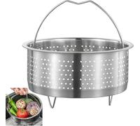 Stainless steel steamer, small steamer, inner diameter, for pots, saucepans, pressure cooker, steaming fruits, vegetables, eggs, 20 cm