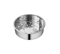 Stainless Steel Steamer Thick 304 Stainless Steel Food Steamer with Double Handle Rice Cooker Dumplings Steaming Rack Grid Kitchen Cooking Utensils(A Small)