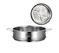 Stainless Steel Steamer Universal Insert Pans Food Basket Stainless Steel Steaming Rack Veggie Pot Pan Steamer(20cm with ears)