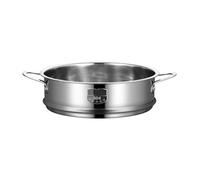 Stainless Steel Steamer Universal Insert Pans Food Basket Stainless Steel Steaming Rack Veggie Pot Pan Steamer(22cm with ear)