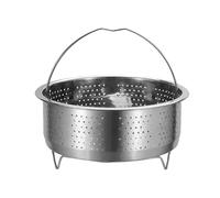 Stainless Steel Steaming Rack Stand Food Steamers Basket With Handle Vegetable Steamers Rack Steaming Tray Enduring Grid Tray Kitchen