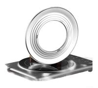 Stainless Steel Steaming Ring, 27.5-31cm, Dumpling Steamer Rack, Stable Food Support, Clean Stackable Design, for Kitchen Cooking(C)
