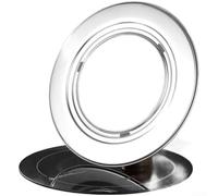 Stainless Steel Steaming Ring Adjustable Steamer Rack Insert Round Dumpling Steamer Support Pot Steaming Stand Metal Bun Holder(B)